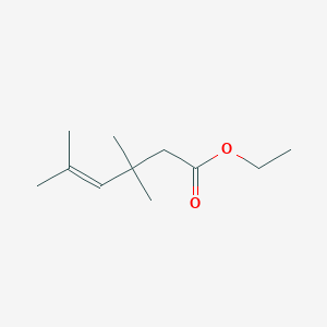 molecular formula C11H20O2 B14595199 Ethyl 3,3,5-trimethylhex-4-enoate CAS No. 60101-09-9