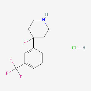 4-Fluoro-4-[3-(trifluoromethyl)phenyl]piperidine hydrochloride