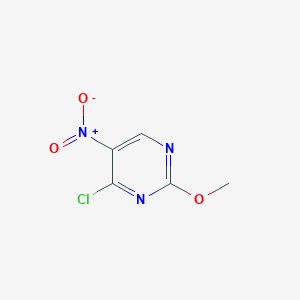 molecular formula C5H4ClN3O3 B1459530 4-Chloro-2-methoxy-5-nitropyrimidine CAS No. 1375065-27-2