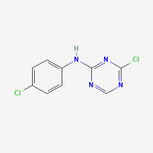 1,3,5-Triazin-2-amine,4-chloro-N-(4-chlorophenyl)-