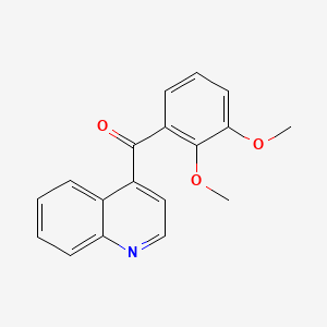 4-(2,3-Dimethoxybenzoyl)quinoline