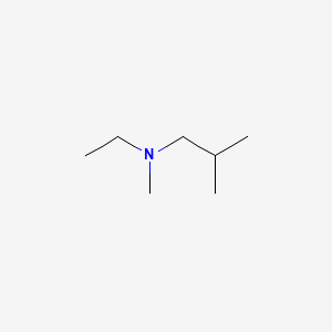 molecular formula C7H17N B14595386 N-ethyl-N,2-dimethylpropan-1-amine CAS No. 60247-14-5