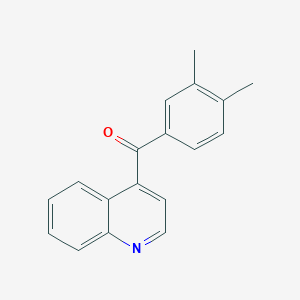 4-(3,4-Dimethylbenzoyl)quinoline