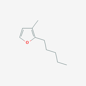 molecular formula C10H16O B14595457 Furan, methylpentyl- CAS No. 61215-77-8