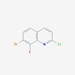 Quinoline, 7-bromo-2-chloro-8-fluoro-