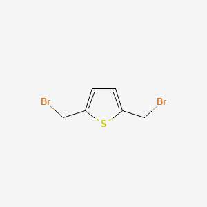 molecular formula C6H6Br2S B14595627 Thiophene, 2,5-bis(bromomethyl)- CAS No. 59311-25-0