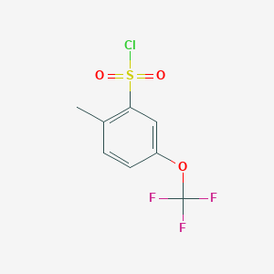 2-Methyl-5-(trifluoromethoxy)benzenesulfonyl chloride