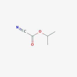 molecular formula C5H7NO2 B14595634 1-Methylethyl cyanoformate CAS No. 59873-32-4