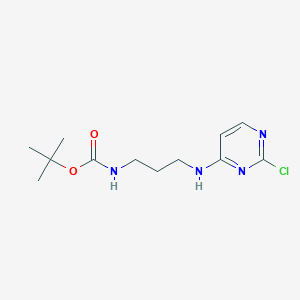 Tert-butyl (3-((2-chloropyrimidin-4-yl)amino)propyl)carbamate