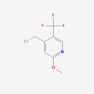 4-Chloromethyl-2-methoxy-5-(trifluoromethyl)pyridine