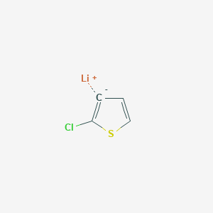molecular formula C4H2ClLiS B14595787 lithium;2-chloro-3H-thiophen-3-ide CAS No. 60729-36-4