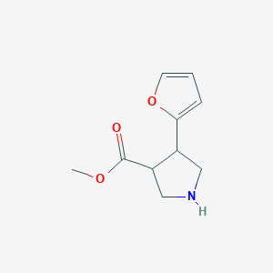 Methyl 4-(furan-2-yl)pyrrolidine-3-carboxylate