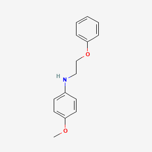 molecular formula C15H17NO2 B14595987 4-Methoxy-N-(2-phenoxyethyl)aniline CAS No. 61040-68-4