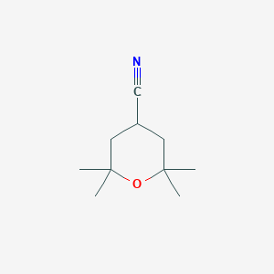 2,2,6,6-tetramethyltetrahydro-2H-pyran-4-carbonitrile