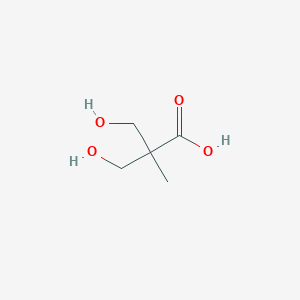 molecular formula C5H10O4 B145961 2,2-Bis(hydroxymethyl)propionic acid CAS No. 4767-03-7