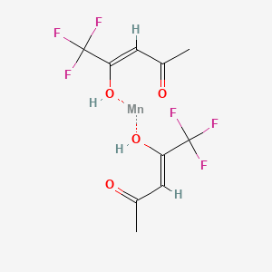 molecular formula C10H8F6MnO4 B1459610 Manganese(II) trifluoroacetylacetonate CAS No. 20080-72-2