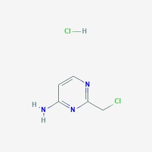 2-(Chloromethyl)pyrimidin-4-amine hydrochloride