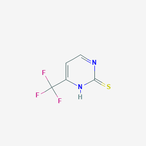 molecular formula C5H3F3N2S B145964 4-(三氟甲基)嘧啶-2-硫醇 CAS No. 136547-17-6