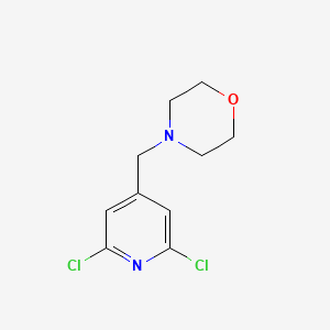 molecular formula C10H12Cl2N2O B1459642 4-((2,6-Dichloropyridin-4-yl)methyl)morpholine CAS No. 1015844-22-0