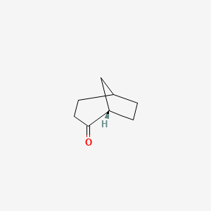 molecular formula C8H12O B14596437 (1S)-Bicyclo[3.2.1]octan-2-one CAS No. 61242-44-2