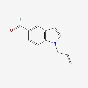 molecular formula C12H11NO B1459647 1-(Prop-2-en-1-yl)-1H-indole-5-carbaldehyde CAS No. 1600933-75-2