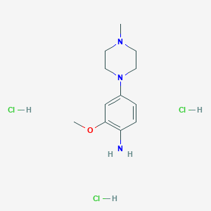 2-Methoxy-4-(4-methylpiperazin-1-yl)aniline trihydrochloride
