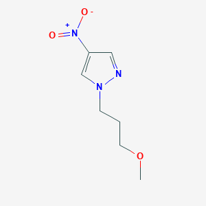 molecular formula C7H11N3O3 B1459666 1-(3-Methoxypropyl)-4-nitropyrazole CAS No. 1240572-44-4