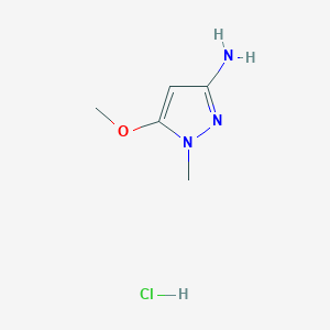 5-methoxy-1-methyl-1H-pyrazol-3-amine hydrochloride
