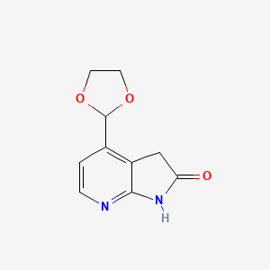 4-(1,3-Dioxolan-2-yl)-7-aza-2-oxindole