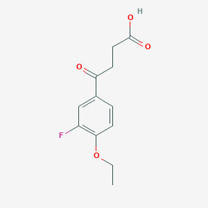 B1459677 4-(4-Ethoxy-3-fluorophenyl)-4-oxobutanoic acid CAS No. 1797723-62-6