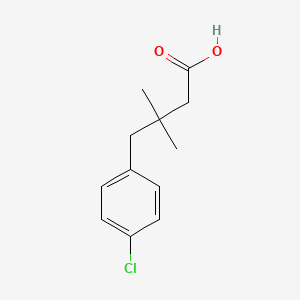 4-(4-Chlorophenyl)-3,3-dimethylbutanoic acid