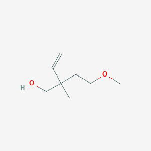 2-(2-Methoxyethyl)-2-methylbut-3-en-1-ol
