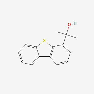 molecular formula C15H14OS B1459688 2-(4-Dibenzothiophenyl)-2-propanol CAS No. 147791-88-6