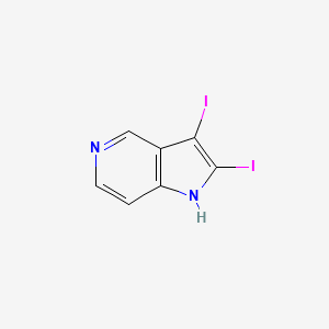 molecular formula C7H4I2N2 B1459699 2,3-Diiodo-5-azaindole CAS No. 1427502-94-0