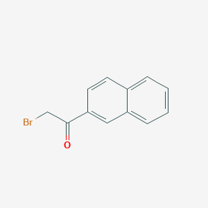 molecular formula C12H9BrO B145970 Bromomethyl 2-naphthyl ketone CAS No. 613-54-7
