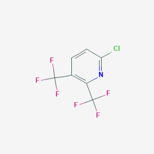 molecular formula C7H2ClF6N B1459705 6-Chloro-2,3-bis(trifluoromethyl)pyridine CAS No. 153617-04-0
