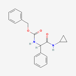 molecular formula C19H20N2O3 B1459711 N-Cbz-N'-cyclypropyl-DL-phenylglycinamide CAS No. 1393441-64-9