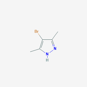 molecular formula C5H7BrN2 B145972 4-Bromo-3,5-dimethyl-1H-pyrazole CAS No. 3398-16-1
