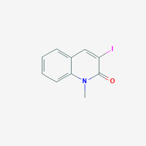 molecular formula C10H8INO B145973 3-Iodo-1-methyl-2(1H)-quinolinone CAS No. 138037-41-9