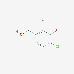 molecular formula C7H5ClF2O B1459735 4-CHLORO-2,3-DIFLUOROBENZYL ALCOHOL CAS No. 1805647-55-5