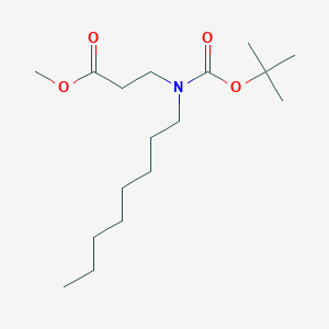 Methyl 3-(tert-butoxycarbonyl(octyl)amino)propanoate