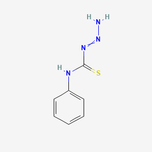 molecular formula C7H8N4S B14597417 N-Phenyltriaz-1-ene-1-carbothioamide CAS No. 61254-90-8