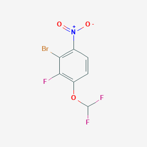 1-Bromo-3-difluoromethoxy-2-fluoro-6-nitrobenzene
