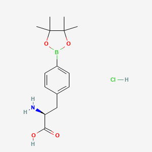(S)-2-Amino-3-(4-(4,4,5,5-tetramethyl-1,3,2-dioxaborolan-2-yl)phenyl)propanoic acid hydrochloride