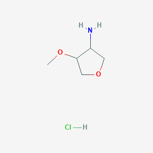 (4-Methoxytetrahydrofuran-3-yl)amine hydrochloride