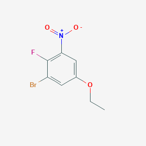 1-Bromo-5-ethoxy-2-fluoro-3-nitrobenzene