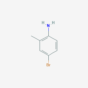 molecular formula C7H8BrN B145978 4-溴-2-甲基苯胺 CAS No. 583-75-5
