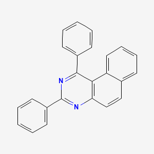 molecular formula C24H16N2 B14597829 Benzo[f]quinazoline, 1,3-diphenyl- CAS No. 60708-99-8