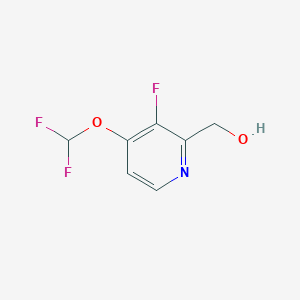 4-Difluoromethoxy-3-fluoropyridine-2-methanol