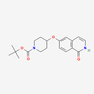 Tert-butyl 4-(1-oxo-1,2-dihydroisoquinolin-6-yloxy)piperidine-1-carboxylate
